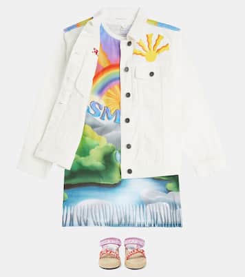 Printed denim jacket | Stella McCartney Kids