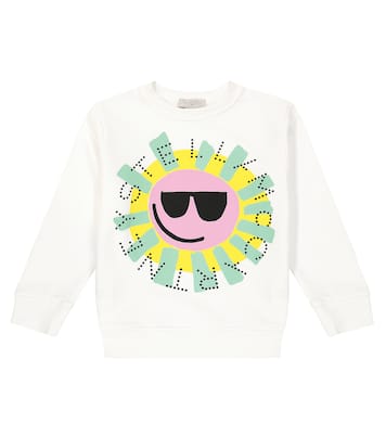 Felpa in jersey di cotone con stampa | Stella McCartney Kids