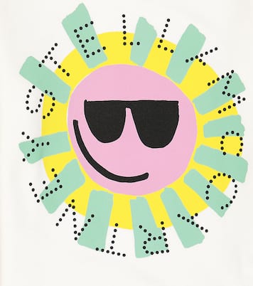 Felpa in jersey di cotone con stampa | Stella McCartney Kids