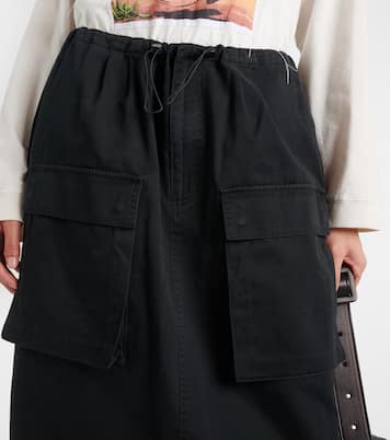 Midirock aus Baumwoll-Gabardine | MM6 Maison Margiela