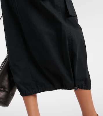 Midirock aus Baumwoll-Gabardine | MM6 Maison Margiela
