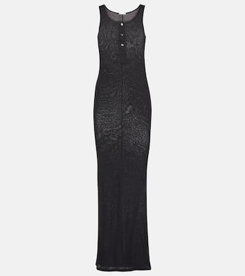 Knitted cotton maxi dress | Ami Paris