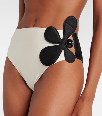 Floral-appliqué bikini | Adriana Degreas