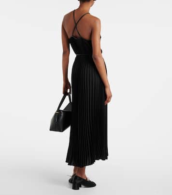 White Label - Abito Celeste a pieghe | Proenza Schouler