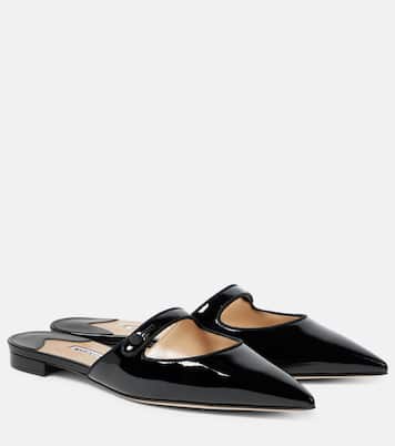 Mules Camparimu in vernice | Manolo Blahnik