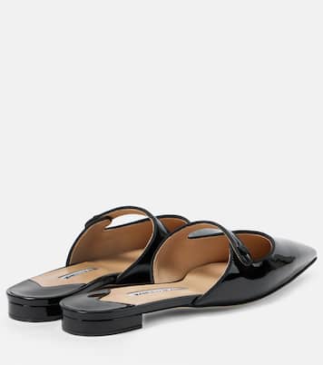 Mules Camparimu in vernice | Manolo Blahnik