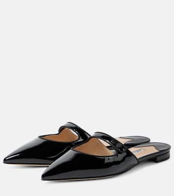Mules Camparimu in vernice | Manolo Blahnik