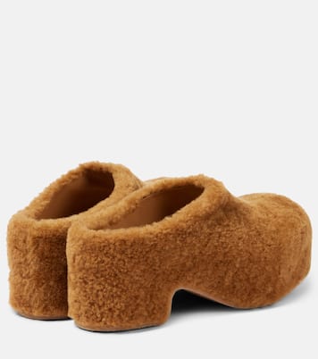 Faux fur clogs | Dries Van Noten