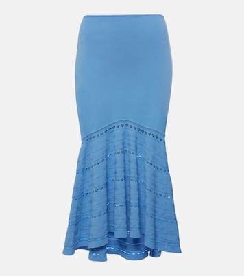 Falda midi de punto | Victoria Beckham