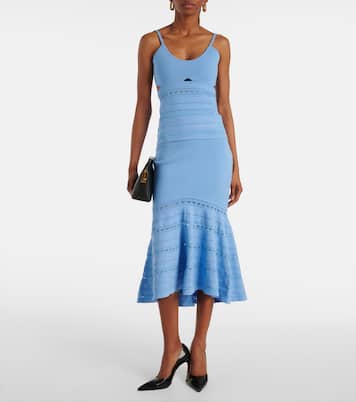 Falda midi de punto | Victoria Beckham
