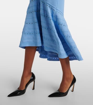 Falda midi de punto | Victoria Beckham