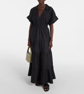 Robe longue en coton | Adriana Degreas