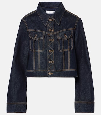 Chaqueta cropped de denim | Victoria Beckham