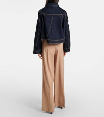 Chaqueta cropped de denim | Victoria Beckham
