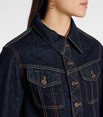 Chaqueta cropped de denim | Victoria Beckham