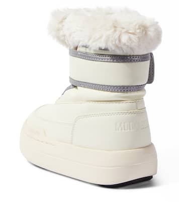 Junior Park Strap faux fur-trimmed snow boots | Moon Boot Kids