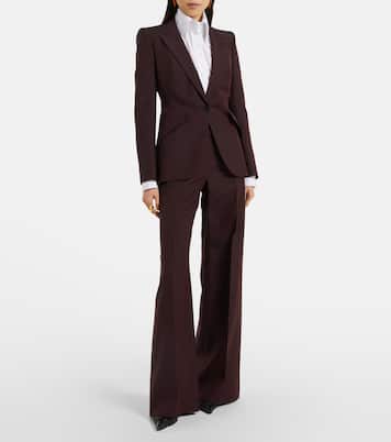 Pantalon ample en laine et mohair | McQueen