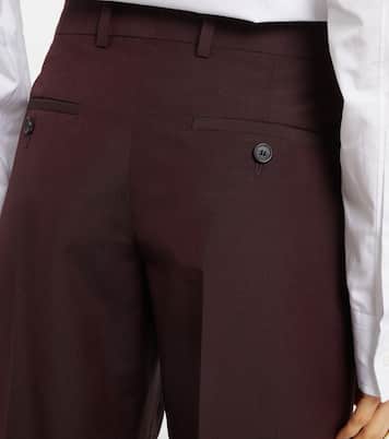 Pantalon ample en laine et mohair | McQueen