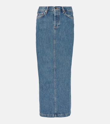 Jupe longue en jean | Wardrobe.NYC