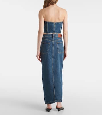 Jupe longue en jean | Wardrobe.NYC
