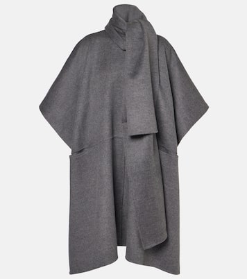 Cappotto in lana doublé con sciarpa | Toteme