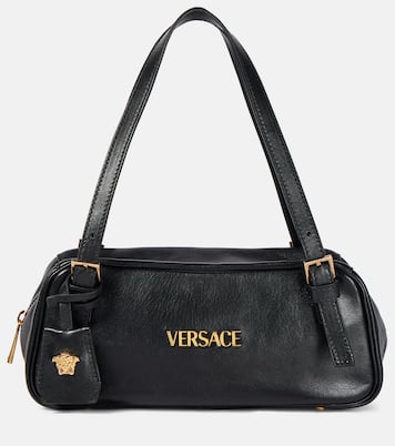 Sac Tag Bowling Medium en cuir | Versace