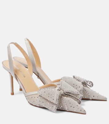 Slingback-Pumps Le Cadeau 85 mit Kristallen | Mach & Mach