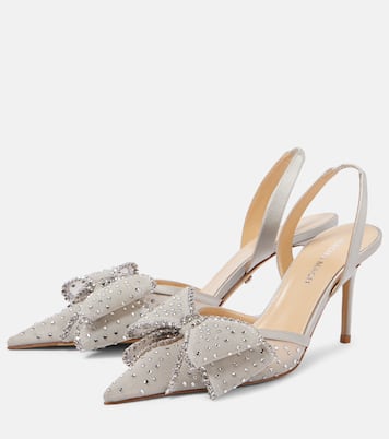 Slingback-Pumps Le Cadeau 85 mit Kristallen | Mach & Mach
