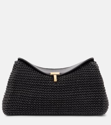Clutch T-Lock in pelle | Toteme