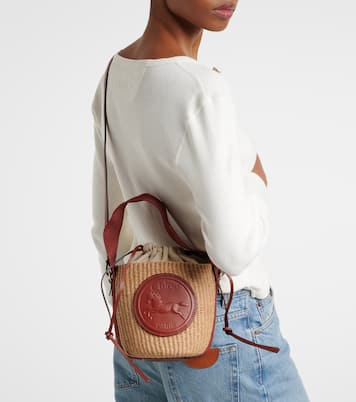 Horse Medal Small woven bucket bag | Chloé