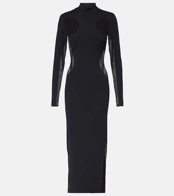 Abito lungo Miracle in maglia e mesh | Stella McCartney