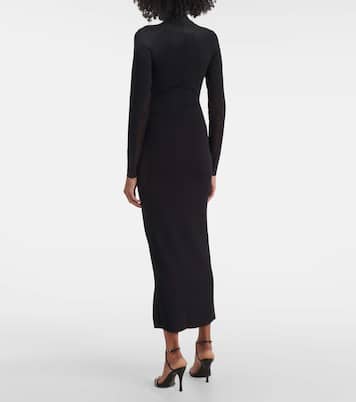 Abito lungo Miracle in maglia e mesh | Stella McCartney
