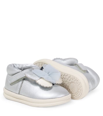 Sneakers Vlindy in pelle metallizzata | Donsje