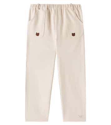 Pantaloni regular Kassim in cotone | Donsje