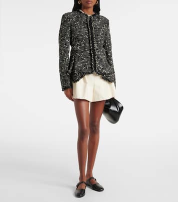 Giacca Verneuil in tweed con peplum | Moncler