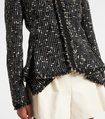 Giacca Verneuil in tweed con peplum | Moncler