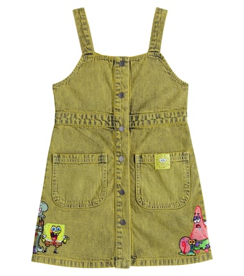 X SpongeBob Kleid aus Denim | Stella McCartney Kids
