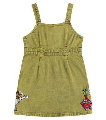 X SpongeBob Kleid aus Denim | Stella McCartney Kids