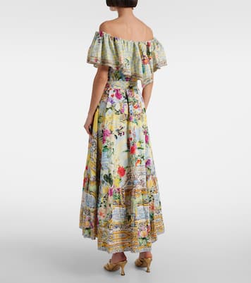 Abito midi Flor Fantástica in cotone | Camilla