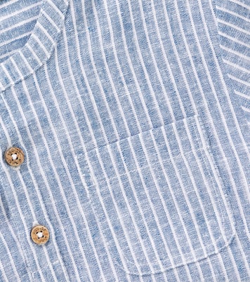 Chemise Arun rayée en lin et coton | Louise Misha
