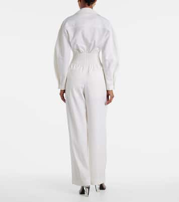 Combinaison Tab Detail en laine mélangée | Victoria Beckham