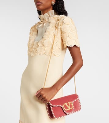 Locò VLogo Mini velvet clutch | Valentino Garavani