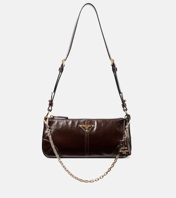 Bucket leather crossbody bag | Prada