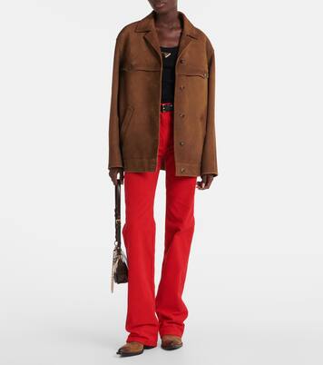 Bucket leather crossbody bag | Prada