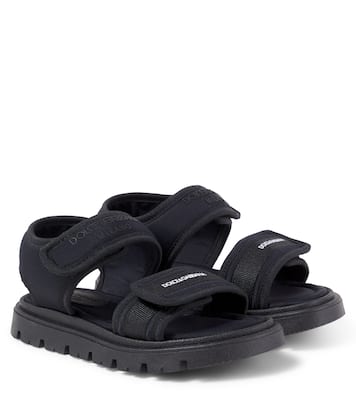 Logo mesh sandals | Dolce&Gabbana Kids