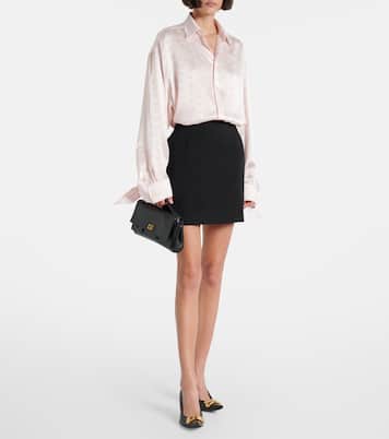 Camicia in raso di seta | Balenciaga