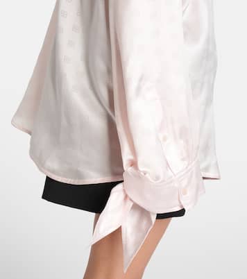 Camicia in raso di seta | Balenciaga