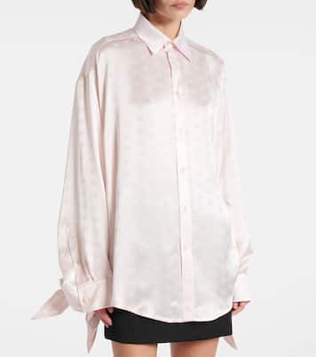 Camicia in raso di seta | Balenciaga