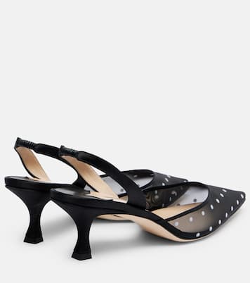 Slingback-Pumps Carolyne 50 aus Mesh | Manolo Blahnik