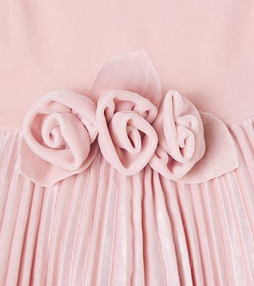 Kleid aus Samt | Monnalisa